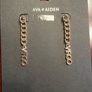 Virgo Chain Earrings